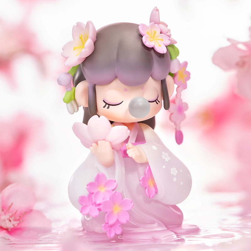 Sakura Variante der Robotime Nanci Flower Stories Blind Box Serie