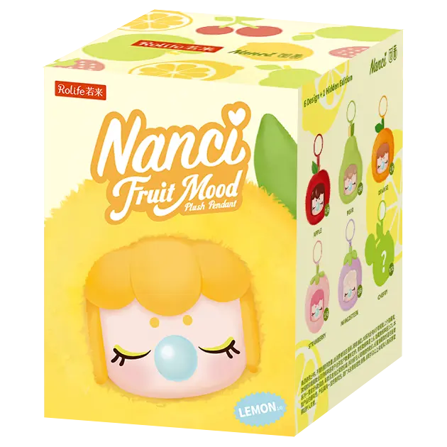 Verpackung der Robotime Nanci Fruit Mood Surprise Plush Pendant Blind Box Serie