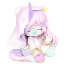 Unicorn Variante der Robotime Nanci Museum of Fantasy Blind Box Serie