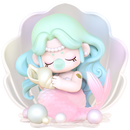 Mermaid Seashell Variante der Robotime Nanci Museum of Fantasy Blind Box Serie