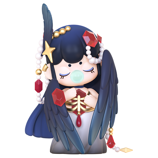 Raven Variante der Robotime Nanci Museum of Fantasy Blind Box Serie