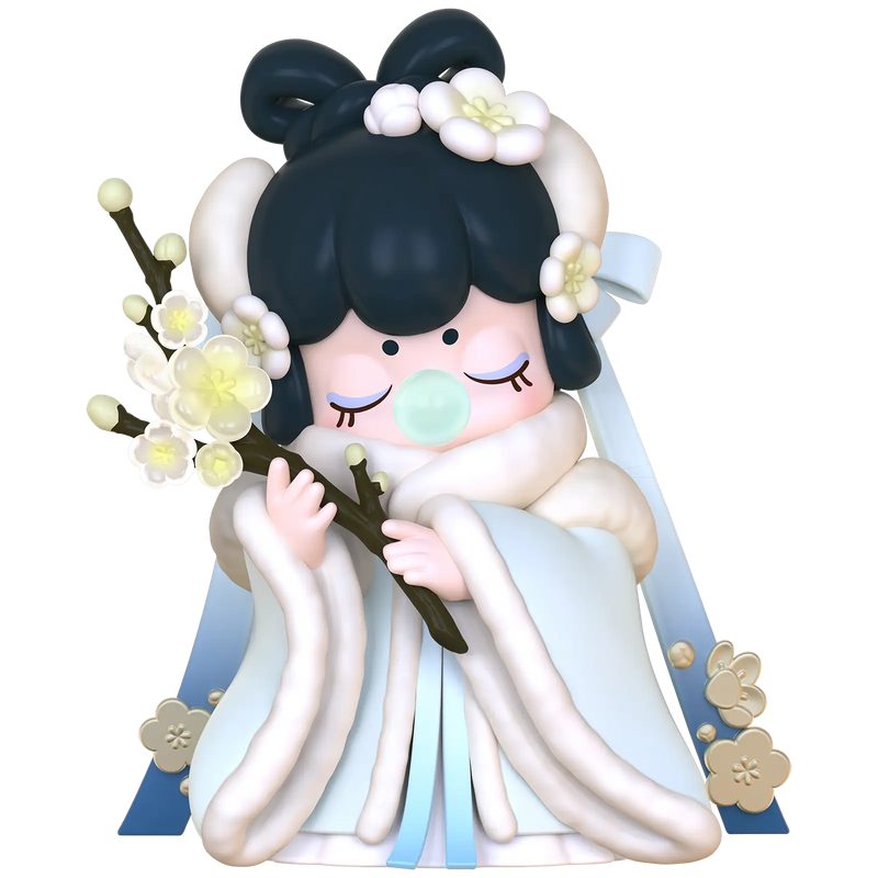 Snow-like Plum Variante der Robotime Nanci Poetic Beauty Blind Box Serie