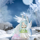 Atmosphärische Präsentation der seltenen White Peacock Variante der Robotime Nanci’s Oriental Auspiciousness Blind Box Serie