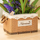 Der Blumenkorb aus Weide von Robotime Narcissus