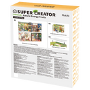 Rückseite der Verpackung der Robotime Nature Energy Fruits, Miniatur-Obstladen aus Kunststoff in einer kleinen Vitrine