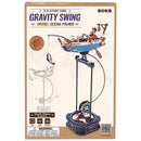 Vorderseite der Verpackung der Robotime Ocean Fisher, Modellbau eines schaukelnden Ruderbootes