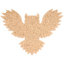 Rückseite von Robotime buntes Holzpuzzle Eule