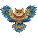 Produktfoto Robotime buntes Holzpuzzle Eule