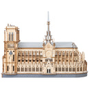 Produktfoto der Robotime Paris Cathedral, Holzmodellbau der Notre-Dame in Paris