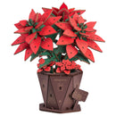 Produktfoto der Robotime Poinsettia, Holzbausatz einer Weihnachtsblume