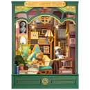 Produktfoto der Robotime Quiet Corner Study, niedrige Book Nook Bausatz für ein gemütliches Studienzimmer