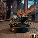 Atmosphärische Präsentation der Robotime Rhinoceros Beetle, Elektrischer Bausatz eines Nashornkäfers im Steampunk-Stil