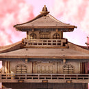 Das Pagodendach des Robotime Sakura Pavillon