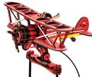 Nahaufnahme des Flugzeugs der Robotime Sky Captain, Modellbau eines schaukelnden Flugzeugs