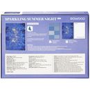 Rückseite der Verpackung der Robotime Sparkling Summer Night, 1.000 Teile Puzzle mit Feuerwerk in einer Sommernacht