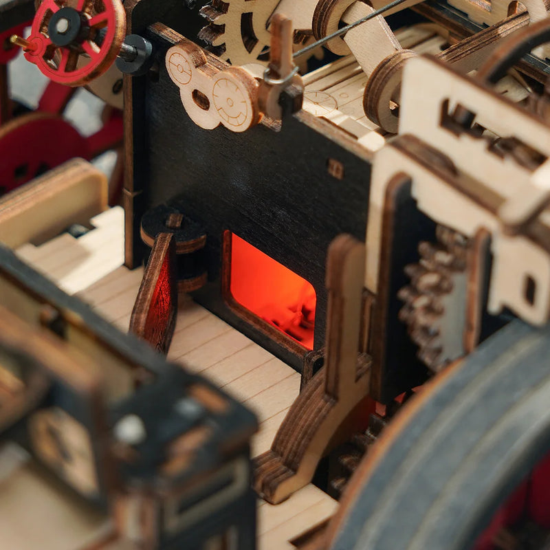 Innenraum der Kabine der Robotime Steam Engine