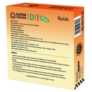 Rückseite der Verpackung der Robotime Super Creator Roof (D), Dach geeignet für die Kunststoff Miniaturhäuser und Dachterrassen der Super Creator Reihe