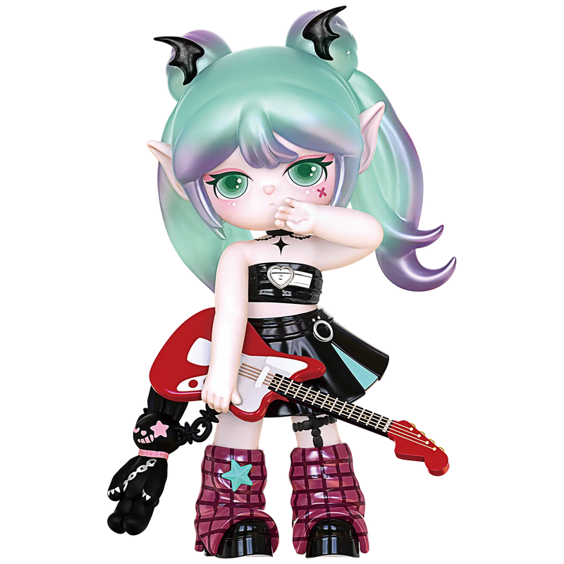 Bass Girl Variante der Robotime Suri’s Colorful Girls Blind Box Serie