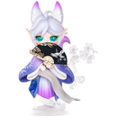 Silver Fox Poet Variante der Robotime Suri’s Lingfeng Town Blind Box Serie