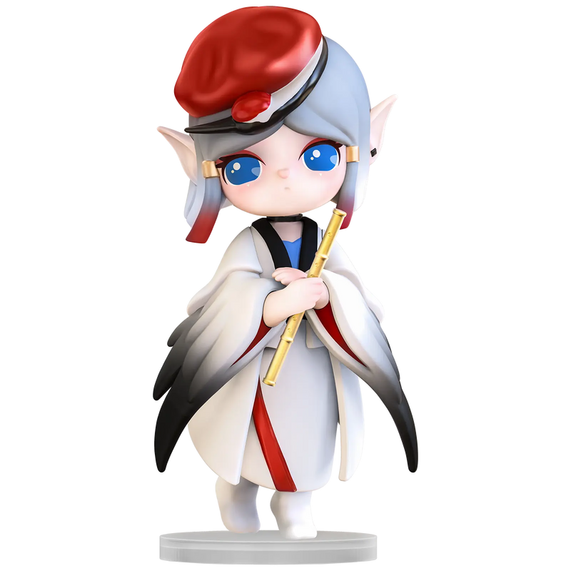 Leisurely Musician Variante der Robotime Suri’s Nine Spirits of the Peach Blossom Land Blind Box Serie
