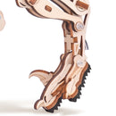 Eines der Beine des Robotime Velociraptor