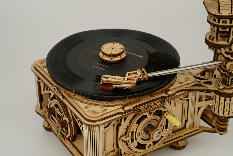 Robotime Classical Gramophone (elektrisches Modell) LKB01D