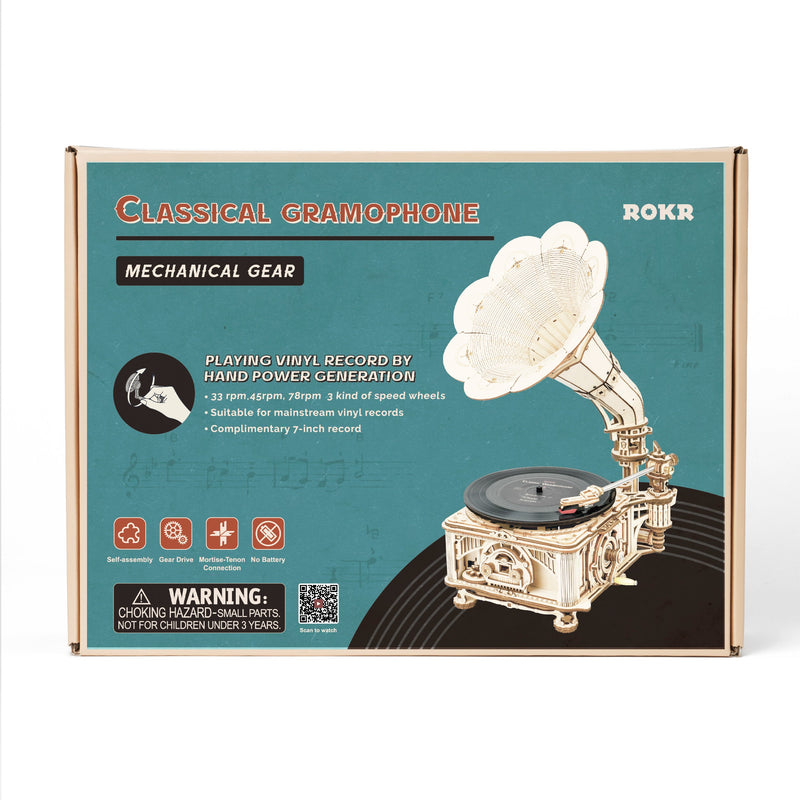 Robotime Classical Gramophone LKB01